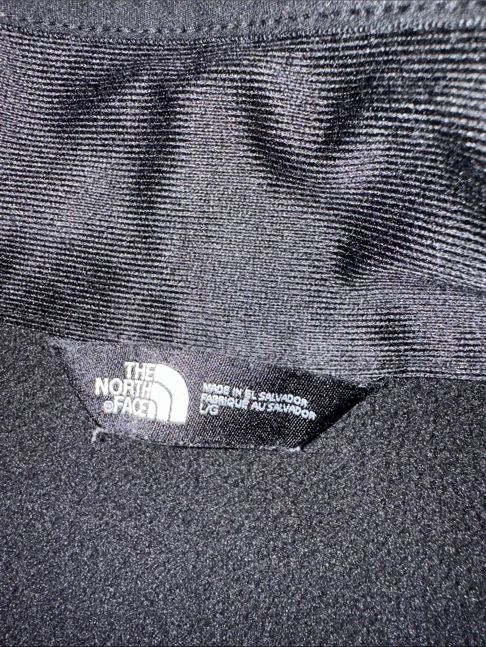 The North Face Black Quarter-Zip Fleece Pullover with Chest Pocket